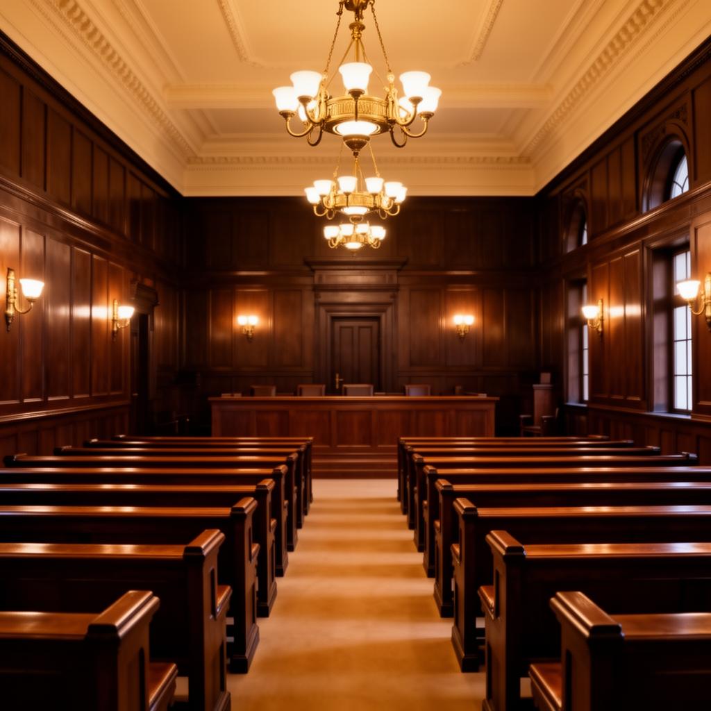 Courtroom interior